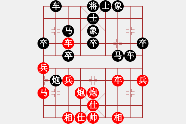 象棋棋譜圖片：英雄星期八(地煞)-負(fù)-炫鋒堂大頭(9星) - 步數(shù)：40 