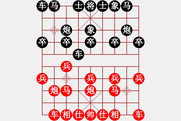 象棋棋譜圖片：1502090848 袖棋先生-雨過晴了.pgn - 步數(shù)：10 