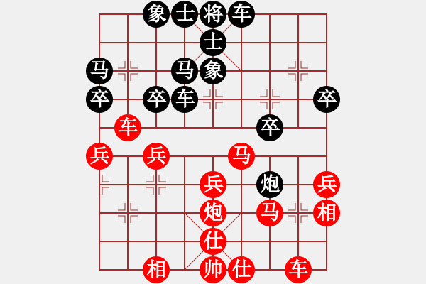 象棋棋譜圖片：hbhsyxh(5段)-勝-sdyt(3段) - 步數(shù)：30 