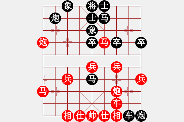 象棋棋譜圖片：智取生辰綱(3段)-負-面包師傅(9段) - 步數(shù)：40 