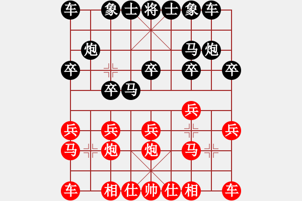 象棋棋譜圖片：perfectxq(1段)-負(fù)-金陵劍客(1段) - 步數(shù)：10 