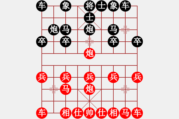 象棋棋譜圖片：倚樓聽風雨[紅] -VS- lin[黑] - 步數(shù)：10 