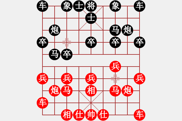 象棋棋譜圖片：重慶渝北 文興定 勝 重慶沙區(qū) 李洪 - 步數(shù)：10 