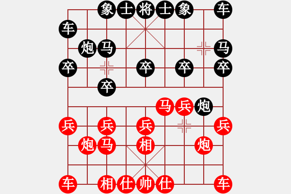 象棋棋譜圖片：大刀闊斧牛(1段)-勝-子飛(2段) - 步數(shù)：10 