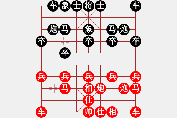 象棋棋譜圖片：JOACHI     先負(fù) 李必?zé)?    - 步數(shù)：10 