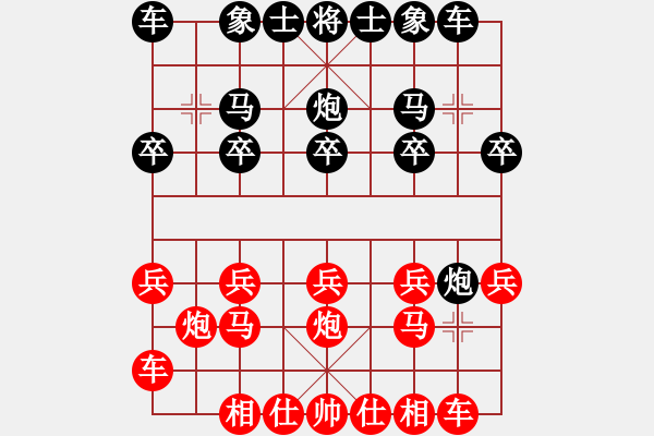 象棋棋譜圖片：楊弈仙(9級(jí))-負(fù)-黑龍?zhí)吨?4段) - 步數(shù)：10 