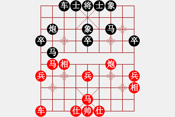 象棋棋譜圖片：年少輕狂[1030441168] -VS- 坐著飛機看殺棋[759122344] - 步數(shù)：30 