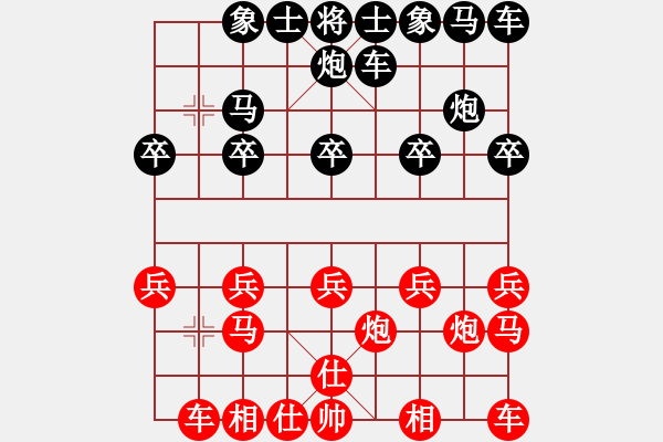 象棋棋譜圖片：中象170一分鐘快棋SM-N9002先負太守棋狂 - 步數(shù)：10 