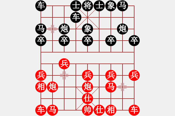 象棋棋譜圖片：弈棋美仙子(日帥)-勝-蔣萍(至尊) - 步數(shù)：10 