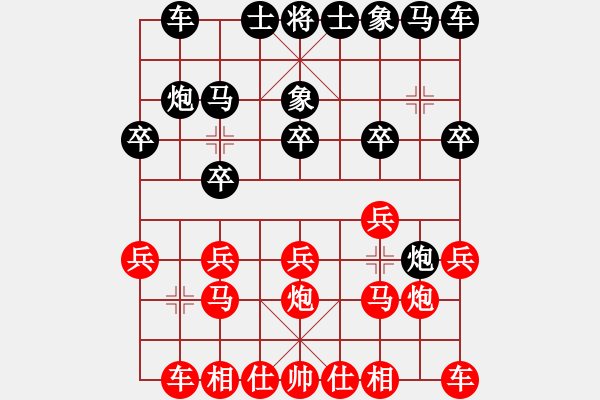 象棋棋譜圖片：軟件試招(4段)-勝-雙魚座阿狄(6段) - 步數(shù)：10 