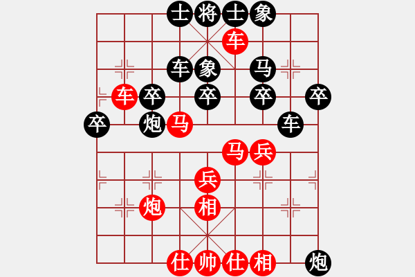 象棋棋譜圖片：alphacatt(5星)-勝-金刀金刀(9星) - 步數(shù)：40 