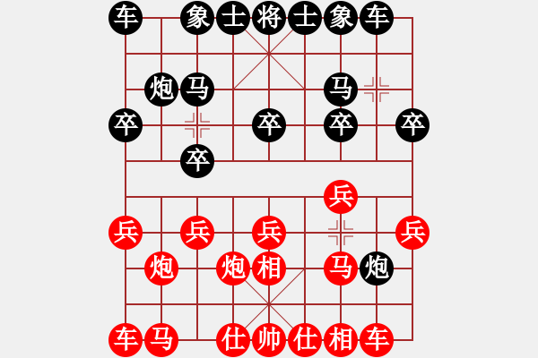 象棋棋譜圖片：勇者無敵(1段)-負-王磊(1段) - 步數(shù)：10 