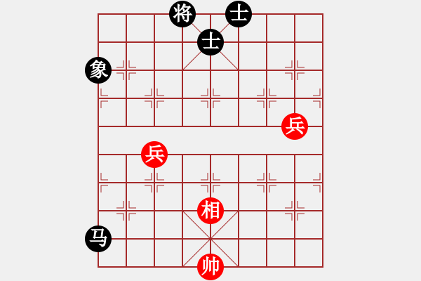 象棋棋譜圖片：月舞(9段)-和-馬超(4段) 五八炮互進三兵對屏風馬 紅左邊馬平炮壓馬對黑邊卒 - 步數(shù)：113 