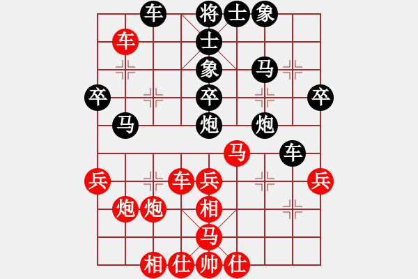 象棋棋譜圖片：無吻冷情(北斗)-勝-鐵騎過江(9星) - 步數(shù)：40 