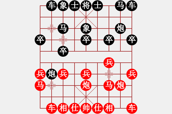 象棋棋譜圖片：男子第二輪長(zhǎng)壽區(qū)王道勤先負(fù)渝北區(qū)童欣 - 步數(shù)：10 