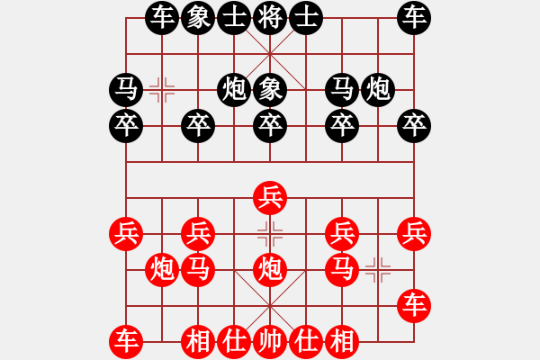 象棋棋譜圖片：橫才俊儒[292832991] -VS- 大浪淘沙[840523486] - 步數(shù)：10 