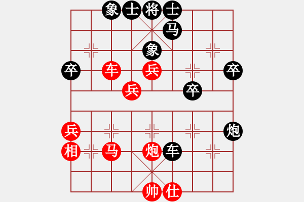 象棋棋譜圖片：中炮對(duì)屏風(fēng)馬雙炮過河 - 步數(shù)：40 