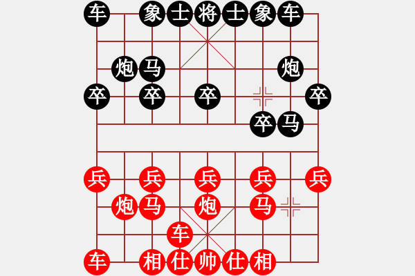 象棋棋譜圖片：百思不得棋解[575644877] -VS- 塔落紗公主[836889629] - 步數(shù)：10 