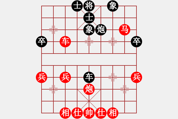 象棋棋譜圖片：大師群樺VS晴格格(2015-1-1) - 步數(shù)：55 