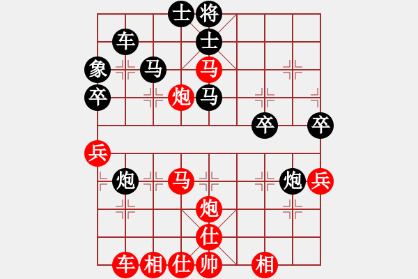 象棋棋譜圖片：paowuyan(1段)-勝-練棋專號(hào)(1段) - 步數(shù)：47 