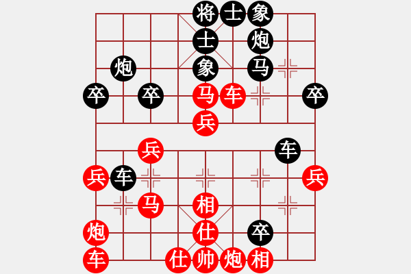 象棋棋譜圖片：西域霸王(人王)-負(fù)-科亞尼(天帝)（布局） - 步數(shù)：40 