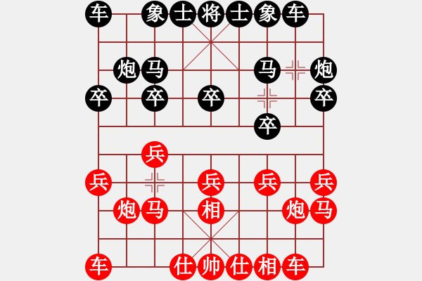 象棋棋譜圖片：黑龍江省社會(huì)體育指導(dǎo)與棋牌運(yùn)動(dòng)管理中心隊(duì) 李丹陽(yáng) 勝 河南省棋類協(xié)會(huì)隊(duì) 何含露 - 步數(shù)：10 