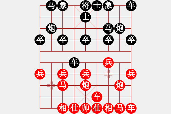 象棋棋譜圖片：行者必達(dá)[紅] -VS- 把迪[黑]保守的惡果！shu - 步數(shù)：10 