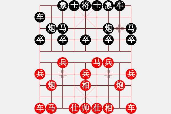 象棋棋譜圖片：‖棋家軍‖皎月2[2739506104] -VS- 座山雕[451301365] - 步數(shù)：10 