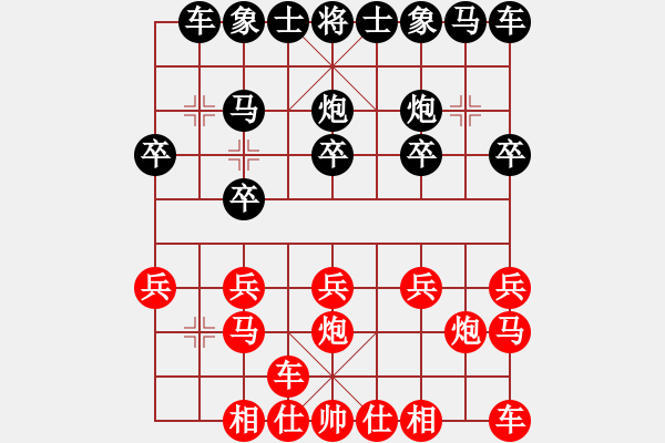 象棋棋譜圖片：浪人（先負(fù)）：彭佳軍 - 步數(shù)：10 