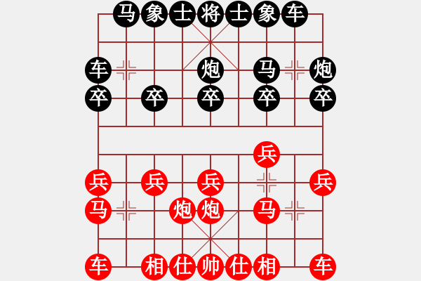 象棋棋谱图片：李禹 先负 陈泓盛 - 步数：10 