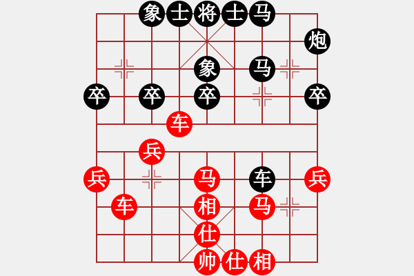 象棋棋譜圖片：同學(xué)(8級)-和-bbboy002(4級) - 步數(shù)：40 