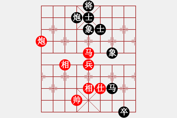 象棋棋谱图片：李智屏 先和 金松 - 步数：107 