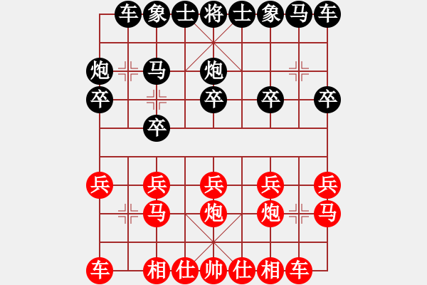 象棋棋譜圖片：214局 C99- 五九炮對屏風馬-小蟲引擎23層(2587) 先勝 魏延(1500) - 步數(shù)：10 