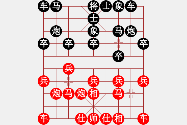 象棋棋譜圖片：瑯琊居士(無(wú)極)-和-太湖美啊(北斗) - 步數(shù)：10 