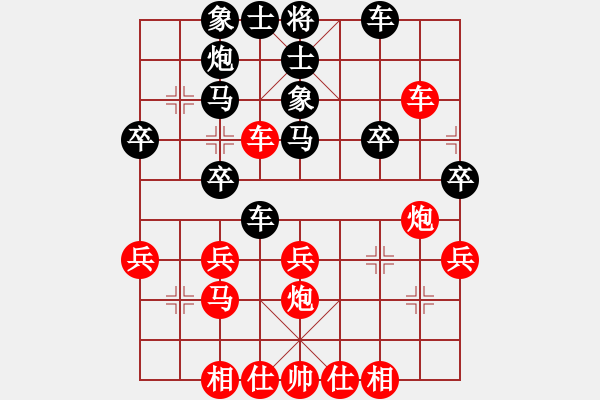 象棋棋譜圖片：中炮過(guò)河車(chē)互進(jìn)七兵對(duì)屏風(fēng)馬平炮兌車(chē)紅急進(jìn)河口馬（馬六進(jìn)五）彌勒佛主(月將)-勝-鉤鉤鉤(至尊) - 步數(shù)：30 