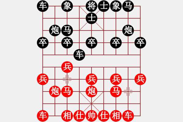 象棋棋譜圖片：臭棋王阿謝(2段)-勝-雞西玉麒麟(3段) - 步數(shù)：10 