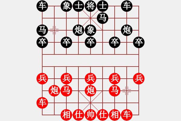 象棋棋譜圖片：cchess chess[108603789] -VS- () ()[1603445040] - 步數(shù)：10 