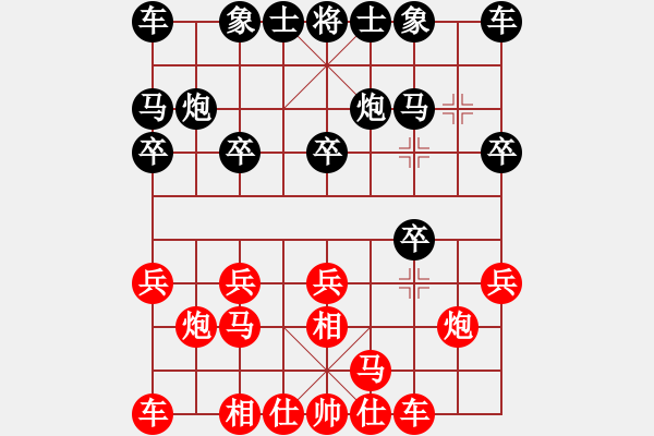 象棋棋譜圖片：棄子絕殺[523378950] -VS- 隼[2919182163] - 步數(shù)：10 