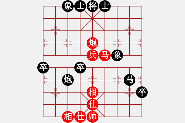 象棋棋譜圖片：百思不得棋解[575644877] -VS- 獵豹[451420792] - 步數(shù)：60 