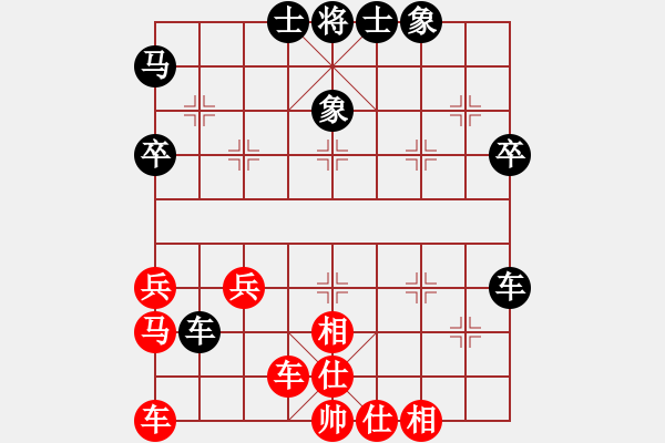 象棋棋譜圖片：不知道[664867060] 先和 芳棋(純人下棋)[893812128] - 步數：40 