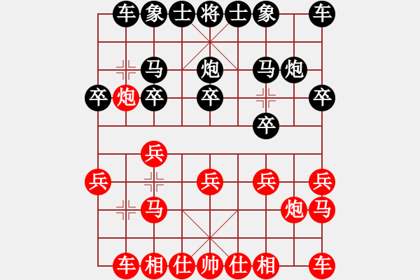 象棋棋譜圖片：人機神手 弈林快刀 負(fù) 人機神手 光頭棋魔 - 步數(shù)：10 