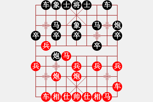 象棋棋譜圖片：bestoss(9星)-勝-駟馬難追(9星) - 步數(shù)：20 