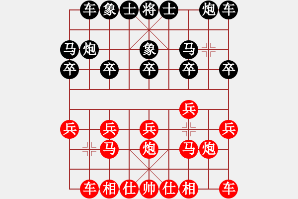 象棋棋譜圖片：中炮對(duì)單提馬（我先勝Q(mào)Q常侍） - 步數(shù)：10 