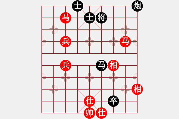 象棋棋譜圖片：嚴(yán)老五(5段)-勝-木人(4段) - 步數(shù)：100 