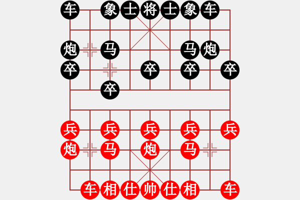 象棋棋譜圖片：2022.10.2.40五分鐘先勝起馬局對進(jìn)卒 - 步數(shù)：10 