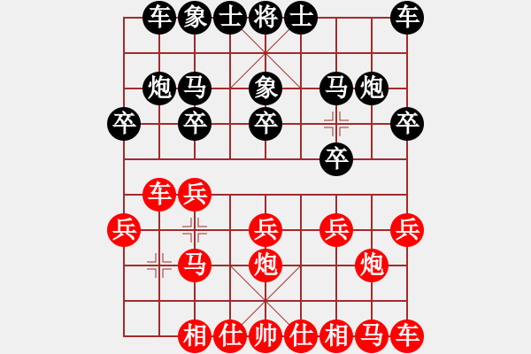 象棋棋譜圖片：魑魅魍魎[18174366] -VS- 隨心所欲[1197865430] - 步數(shù)：10 