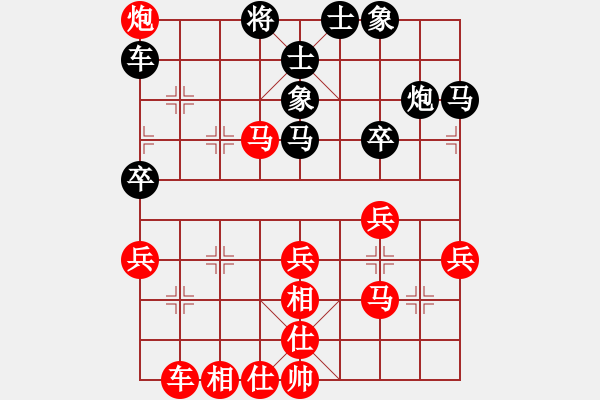 象棋棋譜圖片：zccx(1段)-勝-江西殺手(3段) - 步數(shù)：40 