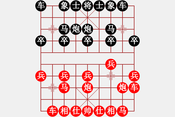 象棋棋譜圖片：9420局 A00--小蟲(chóng)引擎24層 紅先勝 旋九專雙核-傻瓜 - 步數(shù)：10 