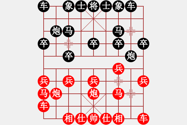 象棋棋譜圖片：棋如人生[紅] -VS- 沐陽[黑] - 步數(shù)：10 