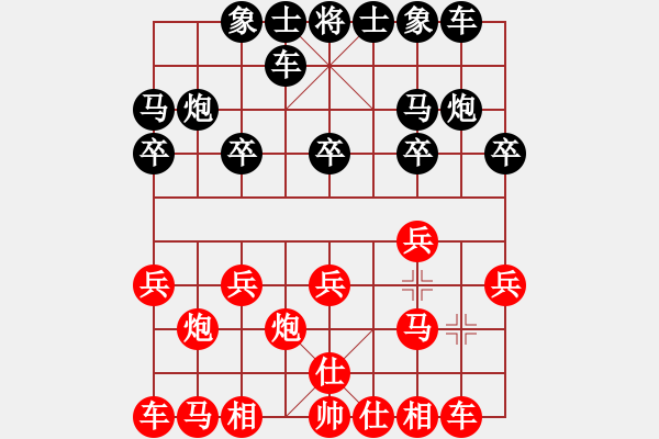 象棋棋譜圖片：淄博快棋(2段)-勝-天英星花榮(9段) - 步數(shù)：10 